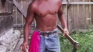 Gays sucking and fucking at country cabin