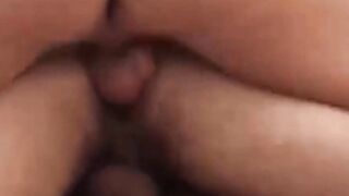 Young man plays with his shaft while his ass is barebacked