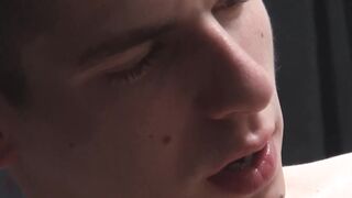 Big dick twink drilling friend doggystyle after deepthroat
