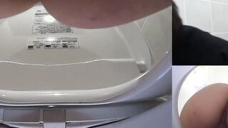 Japanese babes recorded pissing with hidden cam