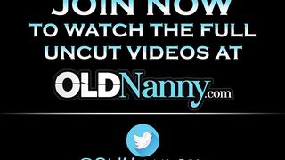 OLDNANNY Two horny lesbians and two dildos