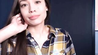 Perfect Brunette Girlfriend Fucks Boyfri