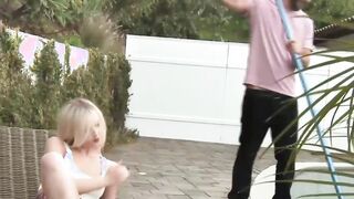 Sex and creampie for busty natural blonde Natalia Queen