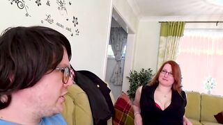 British chick with large curves gets tricked to have sex