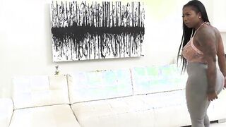 Big Booty Ebony Babe Gogo Fukme Sucks The Porch Pirates White Cock