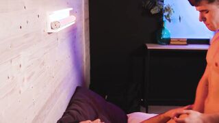 Horny Nate is busy wrapping his cock around Maverick