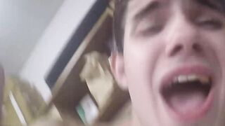 Perp busted stealing and fucked for his freedom