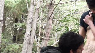 Straight Latino cutie sucks dick before bareback action