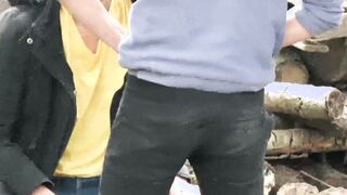 Straight Latino cutie sucks dick before bareback action