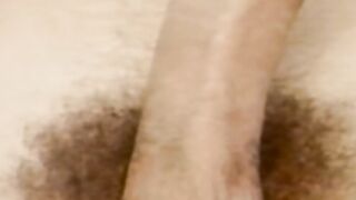 Muscle vintage jock outdoors solo jerking off his hairy cock