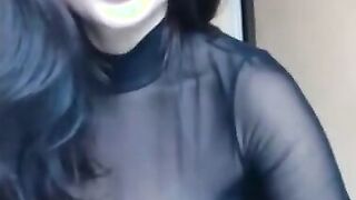 Naughty Secretary gets naked for you