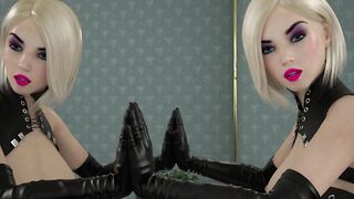 Horny FUTANARI Mistress Dominates Sexy Woman