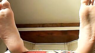 Skinny amateur twink strokes his big dick solo and cums