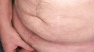 Amateur ginger cockteasing before jerking off solo