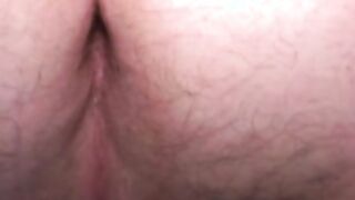 Amateur ginger cockteasing before jerking off solo