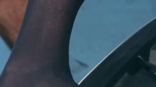 I paid this attractive mechanic by drilling his wet hole