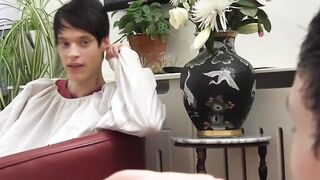 Twinks Aaron Aurora and Lewis Romeo get their assholes filled
