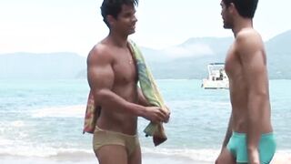 Latino Junior and Kaike raw fucking hard outdoors
