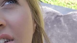Kinky blonde cutie rides grandpas old cock like a cowgirl
