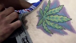 Black twink has mutual dick sucking while wearing underwear