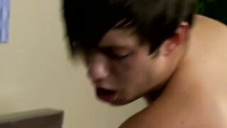 Raunchy butt munchers have hot anal action in the bedroom