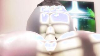 Brunette Girl Loves to Ride SHEMALE Cock