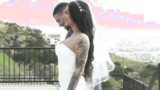 Big cock guy fucked sexy bride shemale