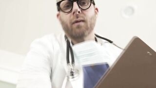 Aroused TS gets ass fucked by her doctor