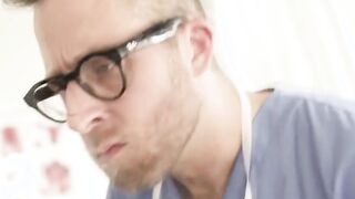 Horny shemale gets ass fucked by her doctor