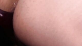 Young gay amateurs jerk off while using double sided dildo