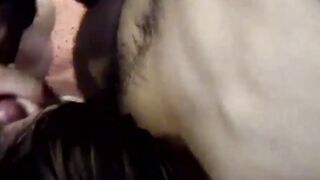 Tight ass twink moans while getting ass ravaged by two cocks