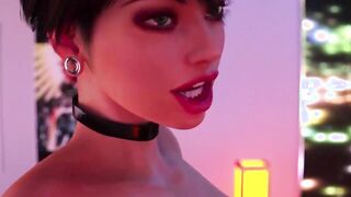 ULTRA Realistic 3D Shemale MILF Masturbates