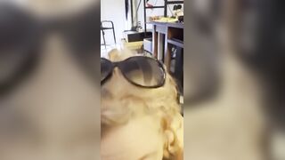 Redhead Slut Deepthroat Blowjob