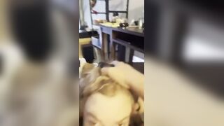 Redhead Slut Deepthroat Blowjob