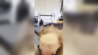 Redhead Slut Deepthroat Blowjob