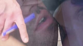 Employee award for giving the sloppiest and sexiest blowjob