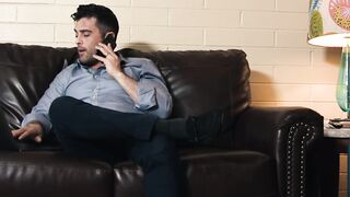 Deepthroating stepson bouncing on stepdaddys raw cock