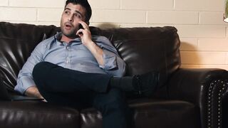 Deepthroating stepson bouncing on stepdaddys raw cock