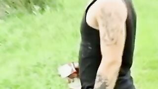 Gorgeous stud Gage Winchester loves busting his balls