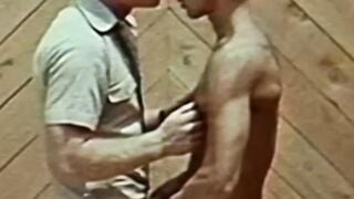 Retro muscle jocks hardcore raw dick riding after deepthroat