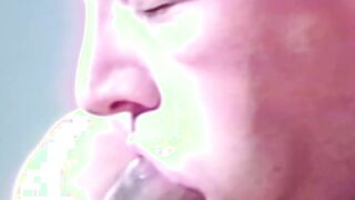 Horny white guy seduces married man with a sloppy blowjob