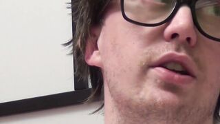 Busty nerdy girl Jessica Lo fucked by fake producer