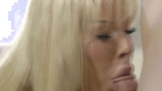 Curvy Tgirl Brittney Kade analed by stepbrother