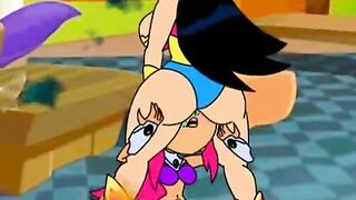 Hentai teens lesbian seduction