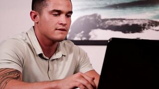 Jordan Boss bangs with Calvin Chambers and Christian Bay