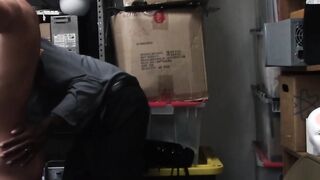 Busted shoplifter gets fucked to get away with it