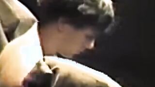 Vintage gay ritual grooming of a young man with blowjobs