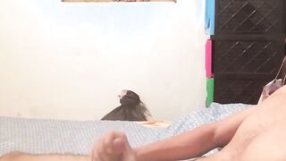 Innocent looking Latino jock loves masturbating on camera