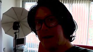 Reality porn UK gal with two nerds in very rough threesome