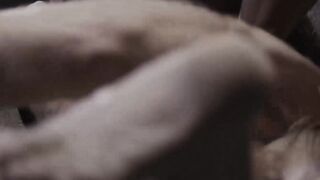 Bearded hunk Bennett Anthony gangbanged by Chris and squad